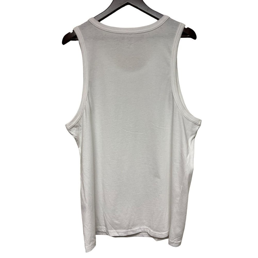 NEW INC International Concepts White Sleeveless Tank Top Shirt Men's Large - Picture 2 of 8